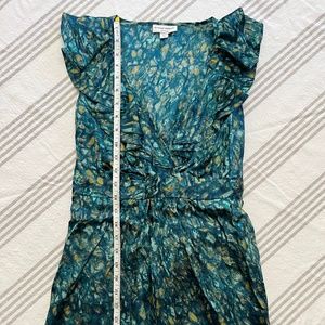 Liz Lange Maternity Ruffle V Neck - Blue